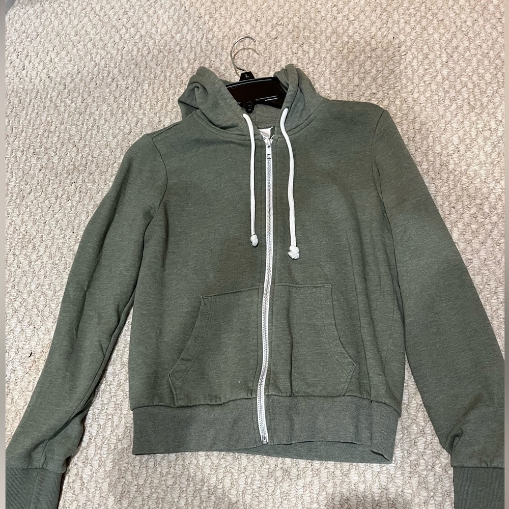 Green ish zip up
